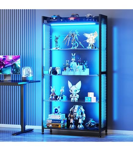 Amazon.com: ZXHKZDX 5-Tier Collectibles Storage Display Cabinet